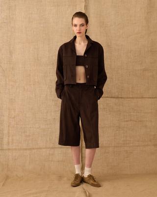 ΚΑΦΕ ΣΟΥΕΝΤ ΚΟΝΤΟ JACKET - VASIA KOSTARA