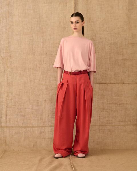 VKSS25033W ΡΟΖ T-SHIRT - VASIA KOSTARA