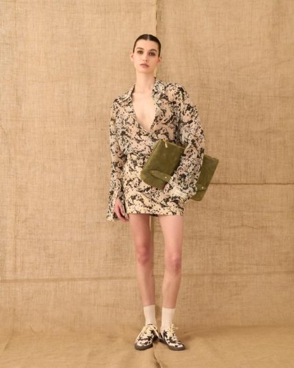 ΜΙΝΙ ΦΟΥΣΤΑ ΜΕ COW PRINT - VASIA KOSTARA